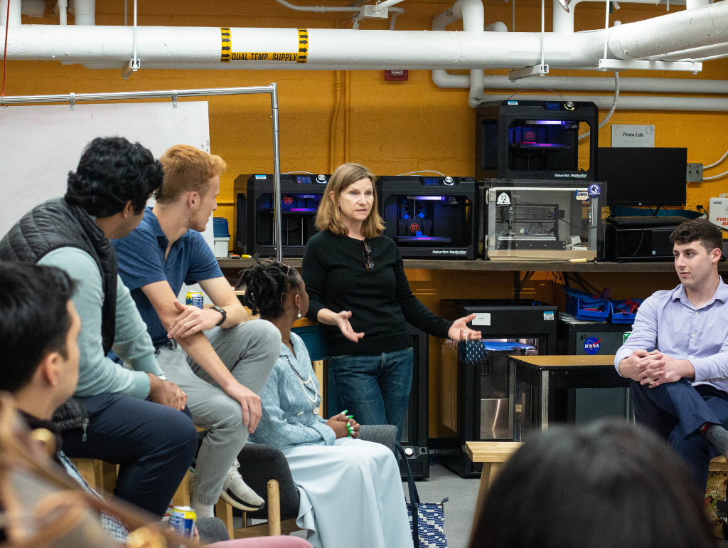 Photo of a workshop in session