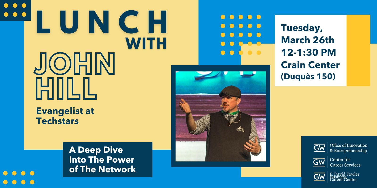 Lunch with John Hill graphic