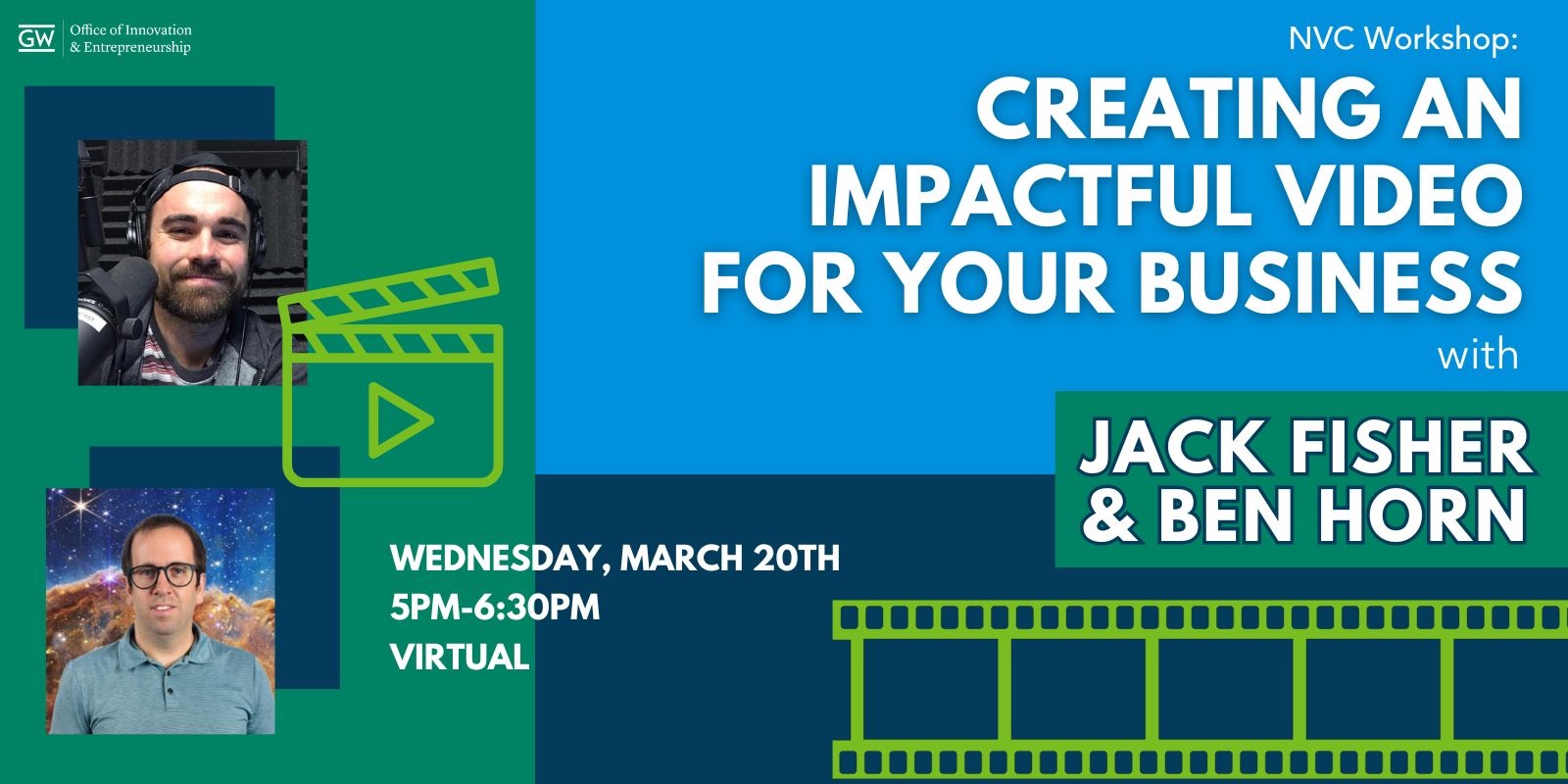 Creating an impactful video for you business workshop graphic
